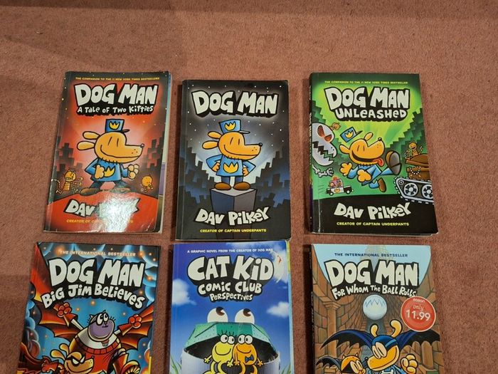 Dog Man & Cat Kid  and Cat Kid Books