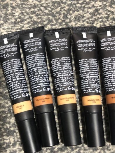 Huda Beauty 100% genuine full size overachiever concealer granola, salted caramel, toasted almond, caramel corn ,butterscotch , graham cracker