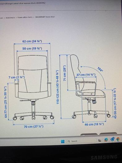 Desk + Chair (ikea)