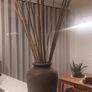 Large Ceramic Floor Vase with Tall Bamboo Sticks Image 6