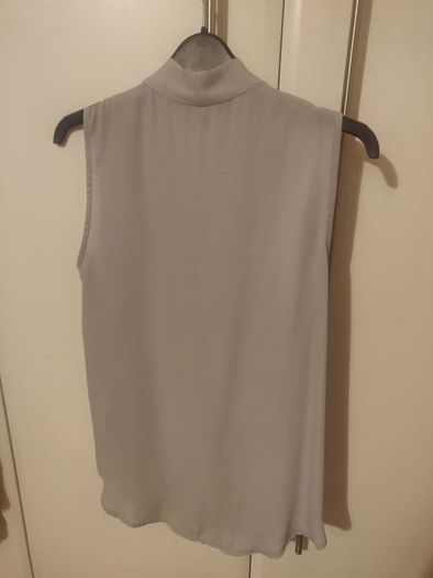 New Look Pale Grey Wrap Blouse