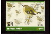 1999 Ireland IR1 Birds Definitive Stamp Booklet Mint Never Hinged. Hibernian HB70.