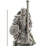 Miniature brass samurai figures ( 4 ) Image 7