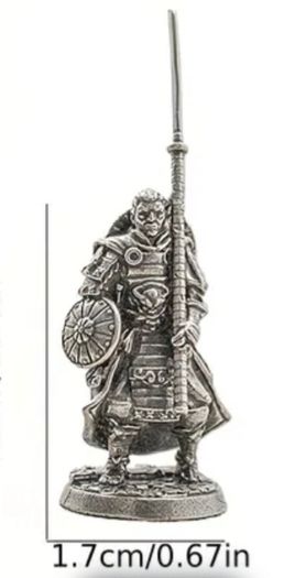 Miniature brass samurai figures ( 4 )