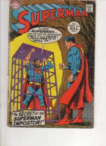 Superman #225 The Secret Of The Superman Imposter 1969 Dc Silver Age Comic