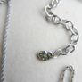 Vintage Swarovski silver tone & crystal pendant little swan necklace length 18" - 5,8g Image 7
