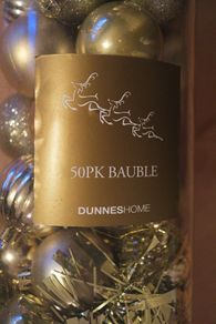 Gold Christmas Baubles