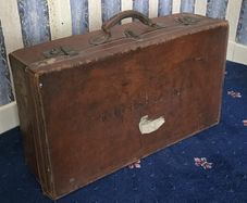 Vintage Leather Suitcase
