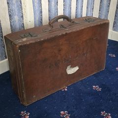 Vintage Leather Suitcase