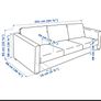 4 Seater Ikea Couch - Free - Collection only - Clonskeagh , Dublin 14 Image 4
