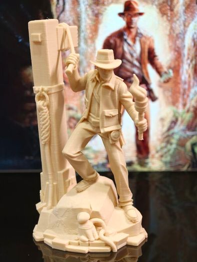 3D Pronted Indiana Jones Figurine
