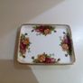 Small Pin Tray / Dish, 6.3" x 5" Royal Albert Old Country Roses Image 4