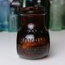 65 - Vintage 4oz Bovril Dark Brown Glass Embossed Letters Jar Image 2