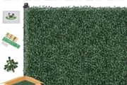 Artificial Grass Wall, 6pcs Plant Wall Panels, Boxwood Greenery Hedges, Privacy Backdrop Fence Screening, Home Garden Outdoor Wall Decoration 50 x 50cm (FREE POSTAGE)
