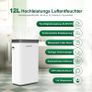 Dehumidifier 12L, Dehumidifier for Home & Clothes Drying 100m (40m), Timer, Auto Defrost, Quiet (40dB), 1.4L Tank, Continuous Drain, Built-In Pump, Automatic Mode, Ideal for Basement, Bedroom Image 4