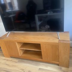 Solid Oak TV Stand