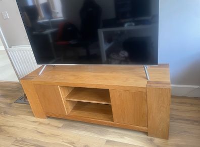 Solid Oak TV Stand