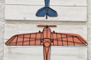 Wooden wall frames/ boy room airplanes