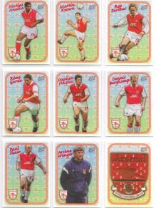 Arsenal full set 1997-98 Futera Football Cards