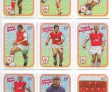 Arsenal full set 1997-98 Futera Football Cards