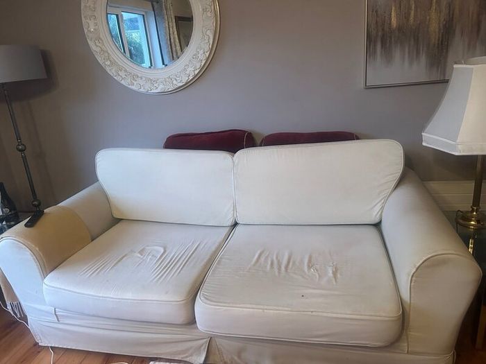 Two matching sofas