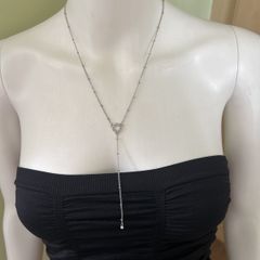 silver tone necklace