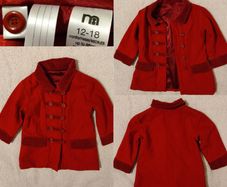 Mothercare Red Wool occasion Coat