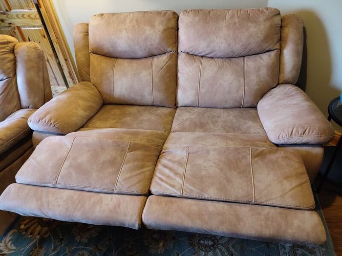Sofa and armchair