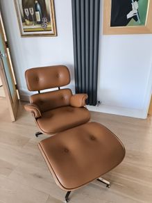 Eames Lounge chair, leather