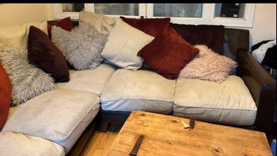 L shaped couch