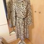 Women's Coat Leopard Print REDUCED Size 14 Image 8