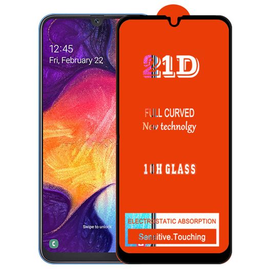 Tempered Glass Full Glue Cover Film Screen Protector For Samsung Galaxy A21S