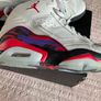 Genuine Nike basketball boots Nike Men's Jordan Jumpman MVP 678 Shoes - Neutral Grey / Black / Dark Concord / University Red UK 9.5 Rare Image 3