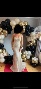 Gold debs dress