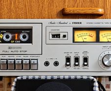 Fisher vintage cassette recorder (reduced)