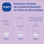 3 Brand New MAM Newborn Anti Colic Bottle with Teat Extra Slow Flow Self Sterilising and Easy Clean Image 3