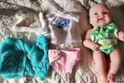 Berenguer baby doll with clothes