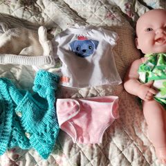 Berenguer baby doll with clothes