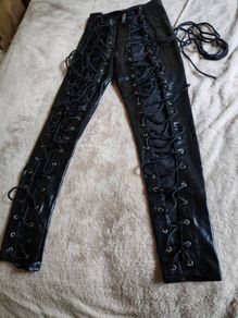 Ann Summers Black Leather leggings