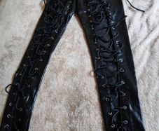 Ann Summers Black Leather leggings