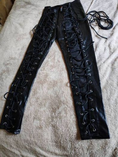 Ann Summers Black Leather leggings