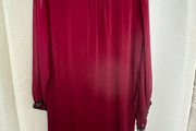 Zapara Plum Dress With Embellishment