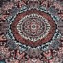 Rug Oriental Style Blue Tabriz Rug Carpet Timeless Persian-Inspired Design Image 5