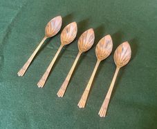 Art Deco Yeoman Plate Dessert Spoons