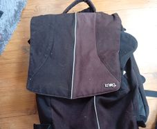 Knog double bicycle pannier, converts to backpack