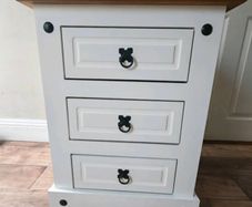 Corona 3 drawer beside locker