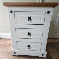 Corona 3 drawer beside locker