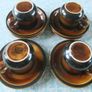 Rare Celtic Ennis pattern Coffee Cups & Saucers Image 2