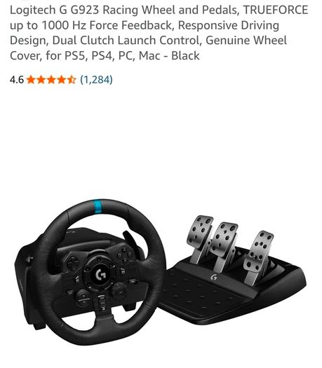 Logitech G923 + Diwangus Foldable Stand (Like New!)