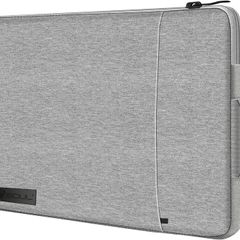 NEW SALE | 14-15.6 inch Shock Resistant Laptop Sleeve Case Briefcase Bag [Accessory Pocket] Compatible for Laptop Waterproof Case Cover for MacBook Pro/Surface Book/XPS 15 /Chromebook/HP/Lenovo Grey